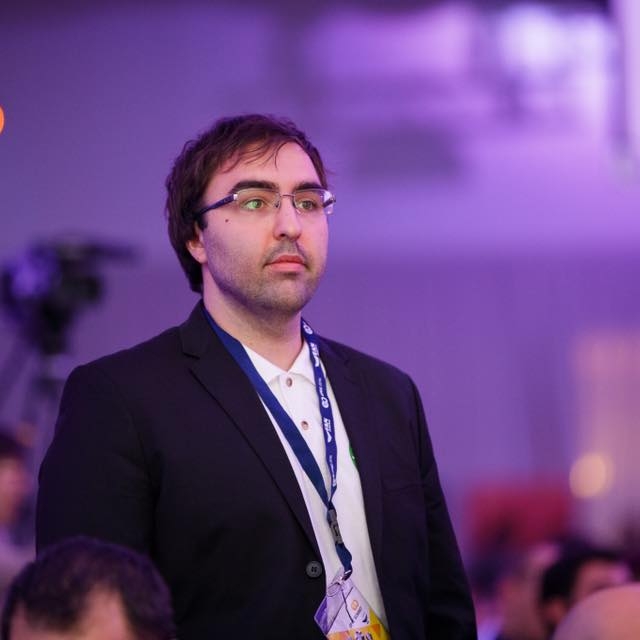 Lucian Rotaru at a professional event